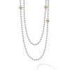 Long Necklaces<LAGOS Long Two-Tone Caviar Beaded Necklace