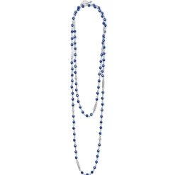 Chains<LAGOS Long Ultramarine Ceramic Beaded Necklace