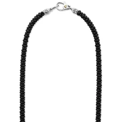 Necklaces & Chains<LAGOS Matte Black Ceramic Beaded Necklace