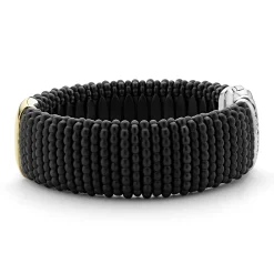 Bracelets<LAGOS Matte Ceramic Caviar Statement Bracelet | 23Mm