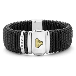 Bracelets<LAGOS Matte Ceramic Caviar Statement Bracelet | 23Mm