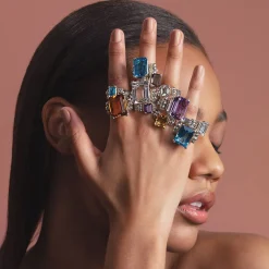 Gemstones<LAGOS Medium Emerald-Cut Citrine Ring