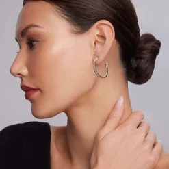 Hoop Earrings<LAGOS Medium Two-Tone Hoop Earrings