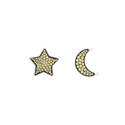 Stud Earrings<LAGOS Moon And Star Stud Earrings