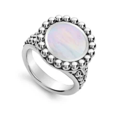 Pearl<LAGOS Mother Of Pearl Circle Ring