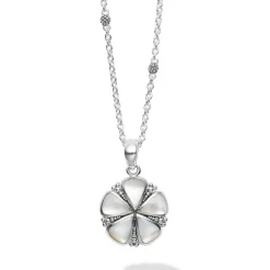 Pendant Necklaces<LAGOS Mother Of Pearl Flower Pendant Necklace