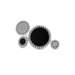 Statement Rings<LAGOS Onyx And Diamond Circle Statement Ring