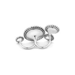 Statement Rings<LAGOS Onyx And Diamond Circle Statement Ring