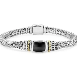 Gemstones<LAGOS Onyx Caviar Bracelet | 6Mm