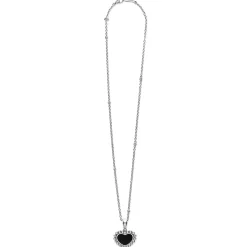 Gemstones<LAGOS Onyx Heart Necklace