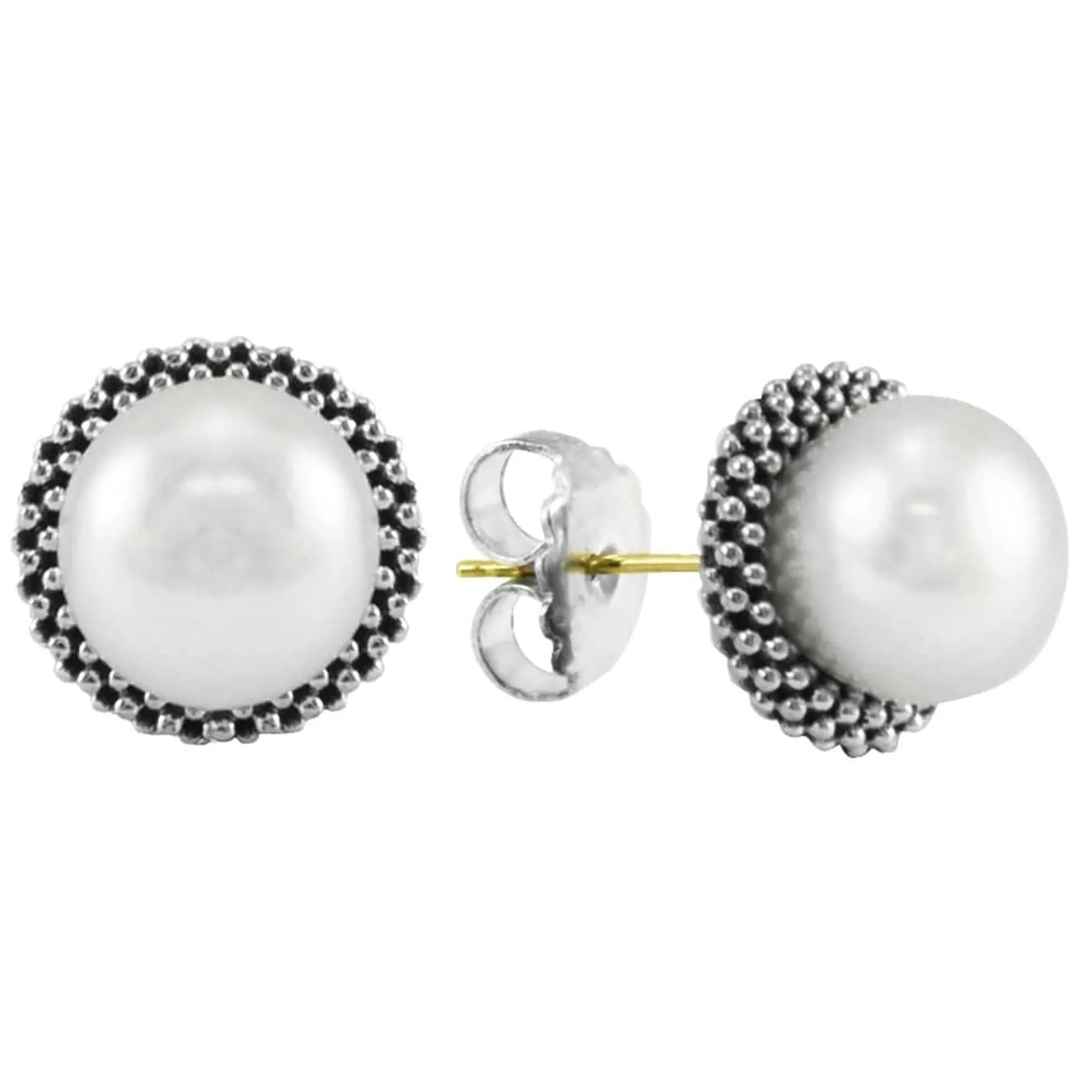 Pearl<LAGOS Pearl Earrings And Necklace Gift Set