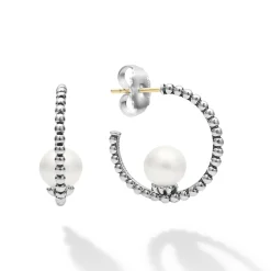 Hoop Earrings<LAGOS Pearl Hoop Earring