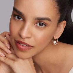 Hoop Earrings<LAGOS Pearl Hoop Earring