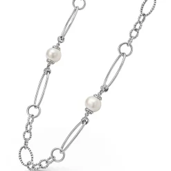 Chains<LAGOS Pearl Link Necklace