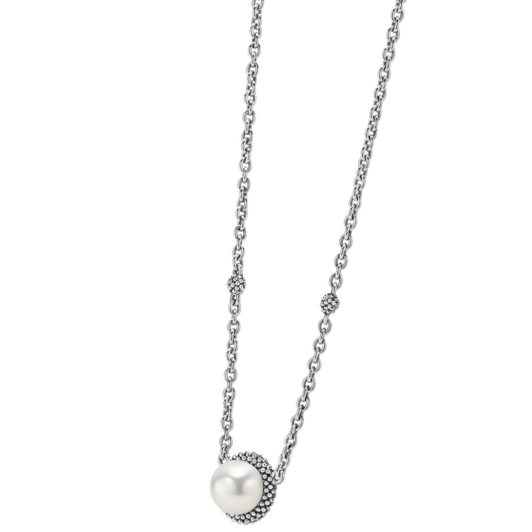 Caviar Necklaces<LAGOS Pearl Pendant Necklace