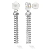 Pearl<LAGOS Pearl Tassel Drop Earrings