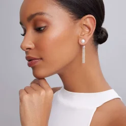Pearl<LAGOS Pearl Tassel Drop Earrings