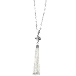 Long Necklaces<LAGOS Pearl Tassel Pendant Necklace