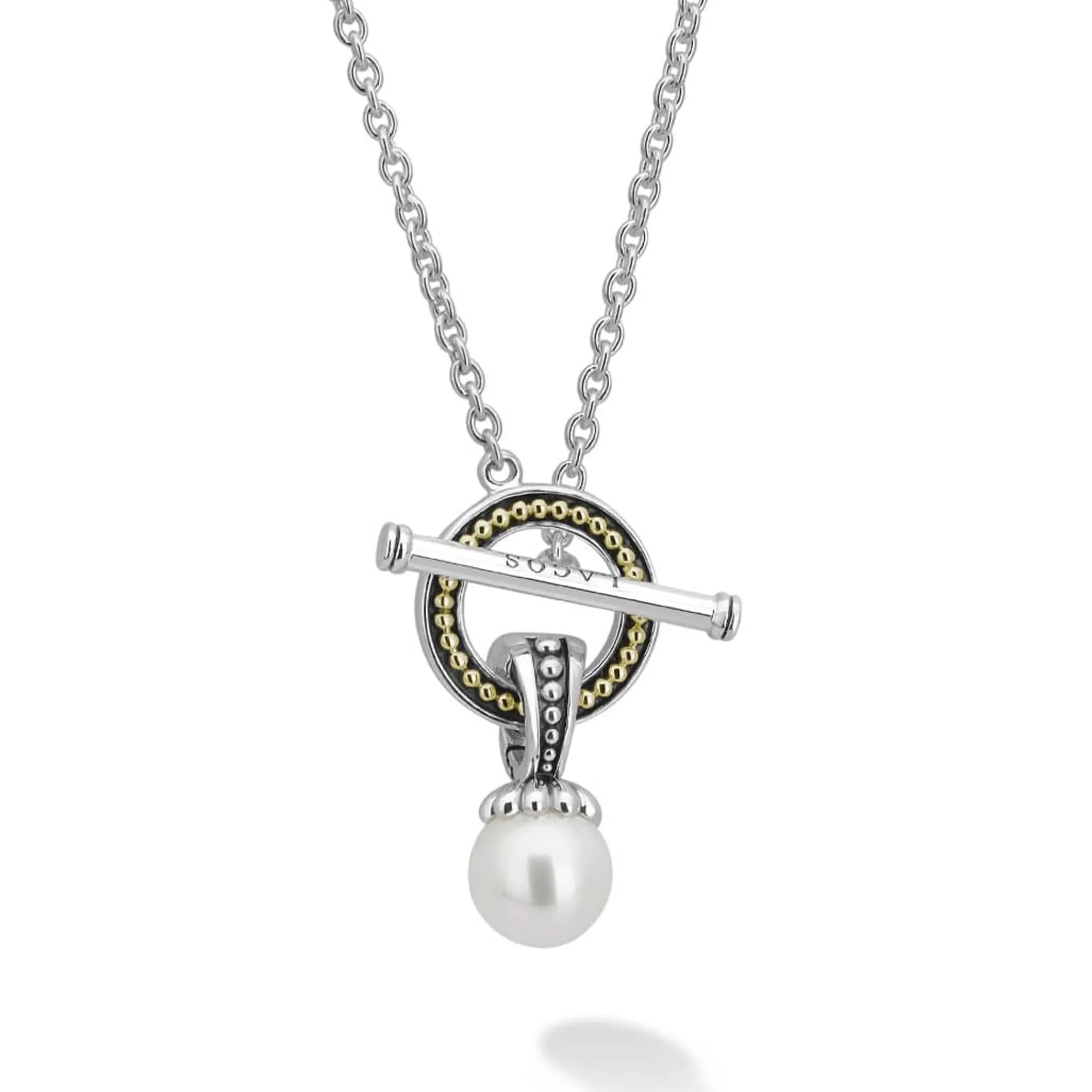Pearl<LAGOS Pearl Toggle Pendant Necklace