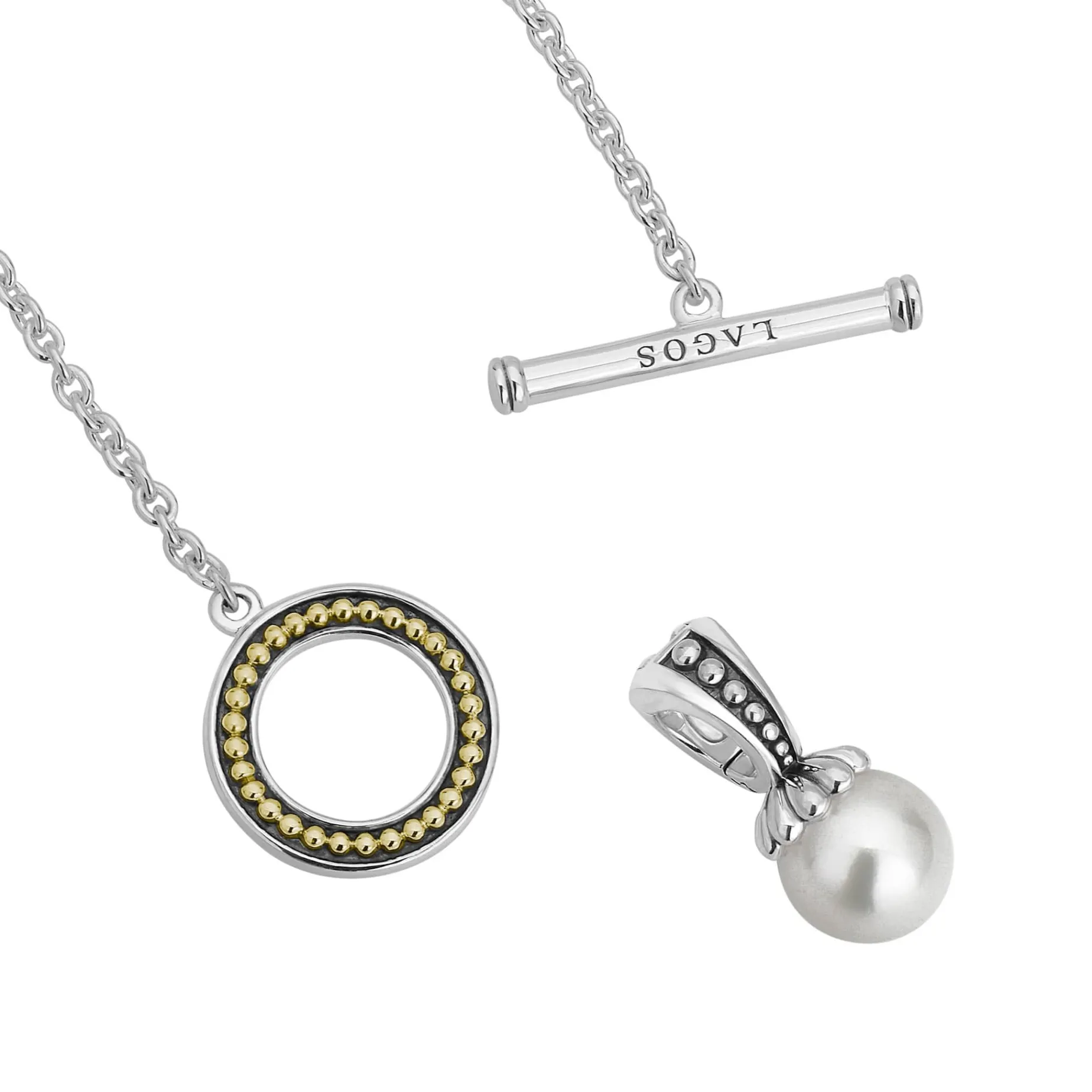 Pearl<LAGOS Pearl Toggle Pendant Necklace