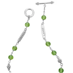Gemstones<LAGOS Peridot Beaded Bracelet