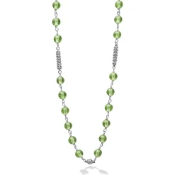 Gemstones<LAGOS Peridot Beaded Necklace