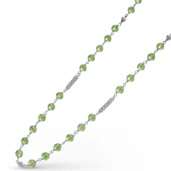 Chains<LAGOS Peridot Beaded Necklace