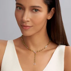 Chains<LAGOS Peridot Beaded Necklace