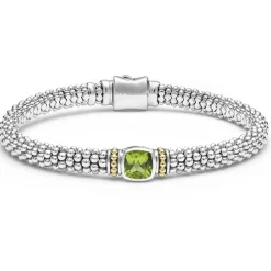 Gemstones<LAGOS Peridot Caviar Bracelet | 6Mm