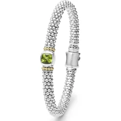 Gemstones<LAGOS Peridot Caviar Bracelet | 6Mm