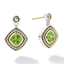 Gemstones<LAGOS Peridot Drop Earrings