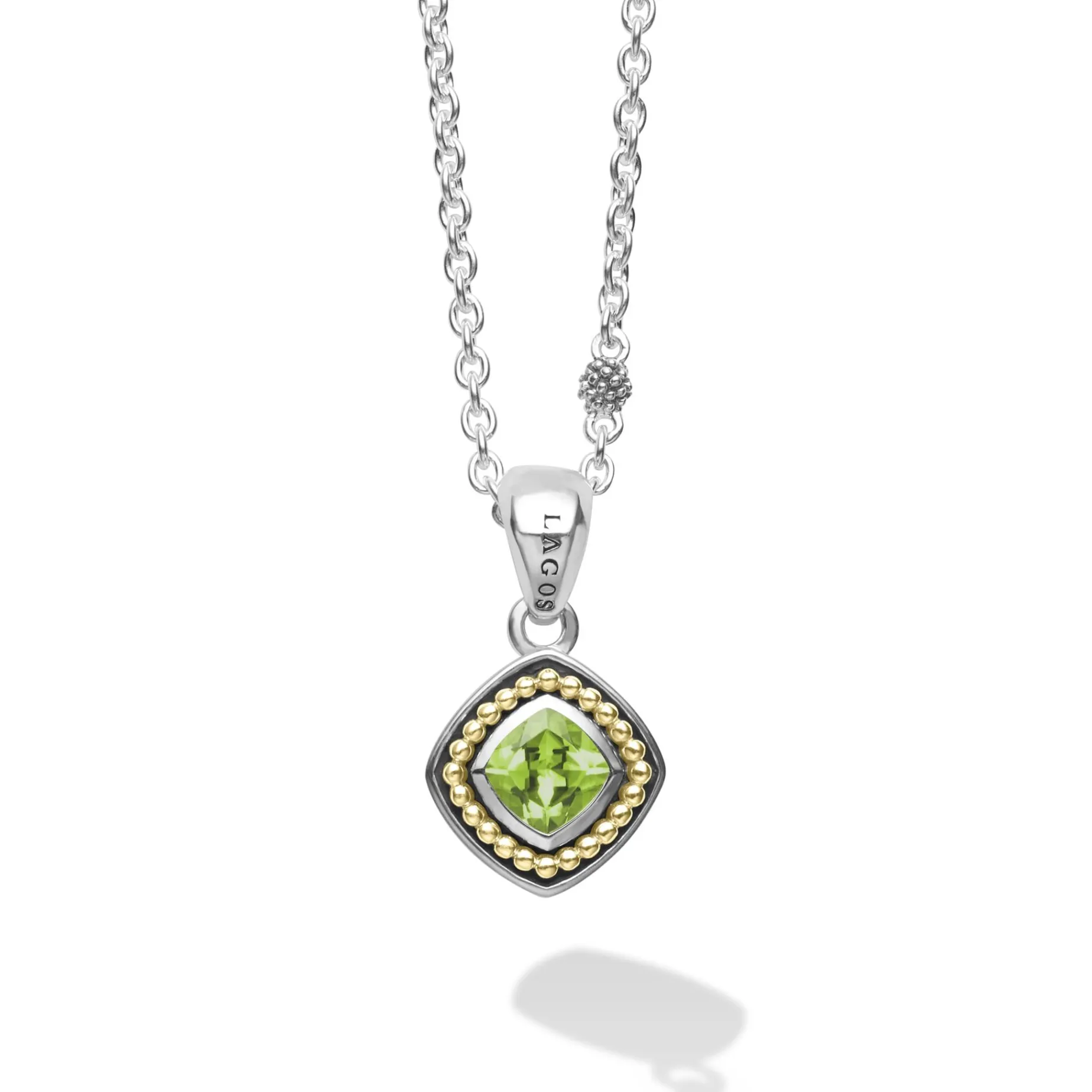 Gemstones<LAGOS Peridot Pendant Necklace
