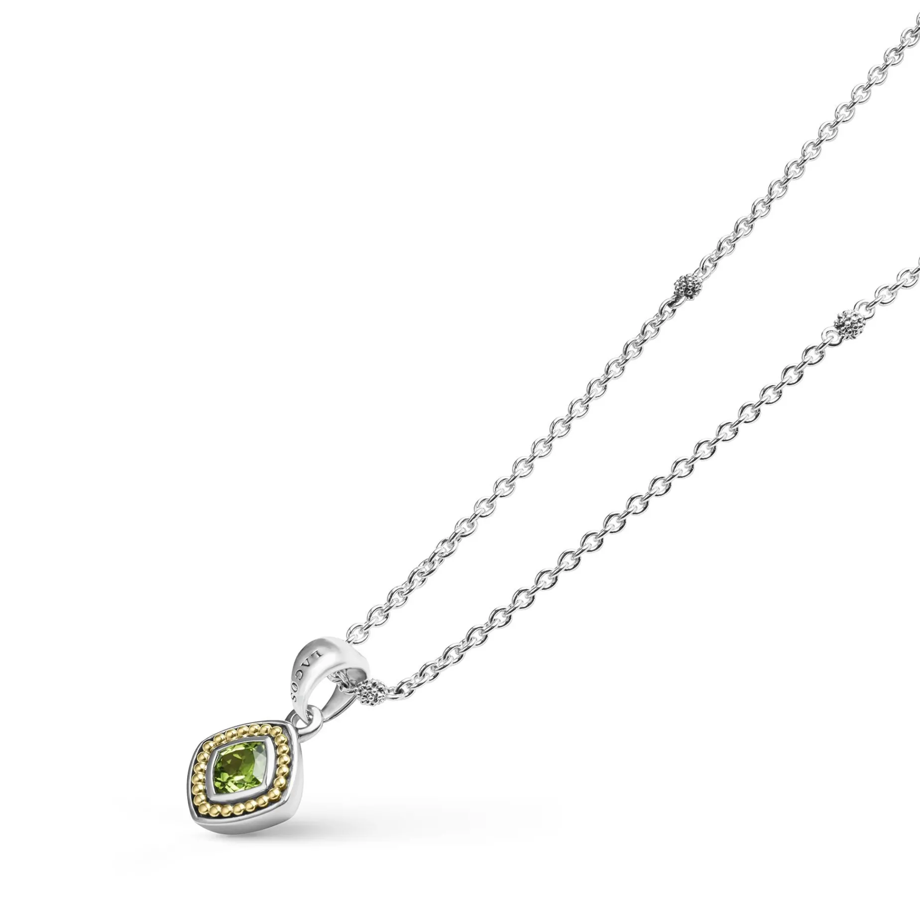 Gemstones<LAGOS Peridot Pendant Necklace