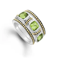 Gemstones<LAGOS Peridot Stacking Rings