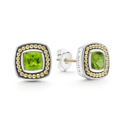 Gemstones<LAGOS Peridot Stud Earrings