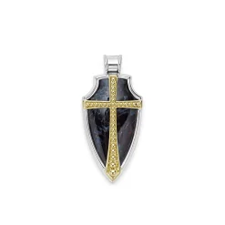 Amulets<LAGOS Pietersite Shield Amulet
