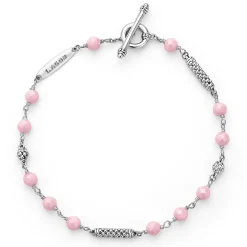 Caviar Bracelets<LAGOS Pink Ceramic Beaded Bracelet