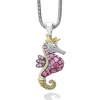Gemstones<LAGOS Pink Sapphire And Diamond Seahorse Pendant Necklace