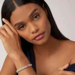 Gemstones<LAGOS Pink Sapphire Caviar Bracelet | 9Mm