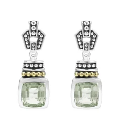 Gemstones<LAGOS Prasiolite Drop Earrings