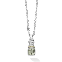 Gemstones<LAGOS Prasiolite Pendant Necklace