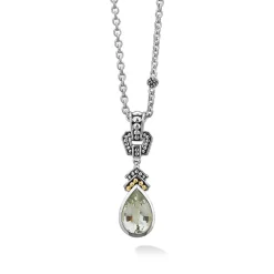 Gemstones<LAGOS Prasiolite Pendant Necklace