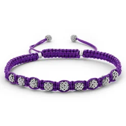 Bracelets<LAGOS Purple Macrame Bracelet