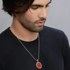 Amulets<LAGOS Red Jasper Krunch Amulet