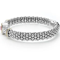 Gemstones<LAGOS Rhodolite Garnet Caviar Bracelet | 9Mm
