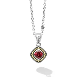 Gemstones<LAGOS Rhodolite Garnet Pendant Necklace