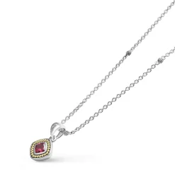 Gemstones<LAGOS Rhodolite Garnet Pendant Necklace
