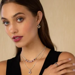 Gemstones<LAGOS Rhodolite Garnet Pendant Necklace