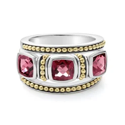 Gemstones<LAGOS Rhodolite Garnet Stacking Rings