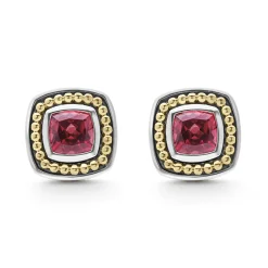 Gemstones<LAGOS Rhodolite Garnet Stud Earrings